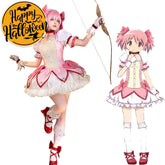 【In Stock】Anime Puella Magi Madoka Magica Cosplay Kaname Madoka Cosplay Costume Premium Edition Cosplay Costumes